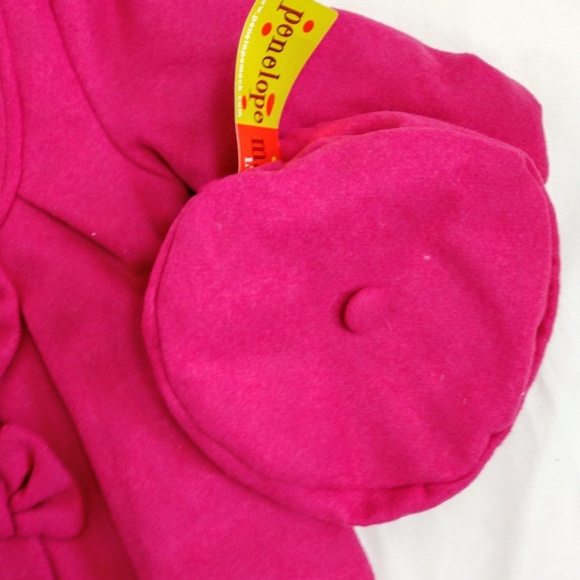 Fuscia Dress Coat & Hat #NWT - Picture 4 of 8